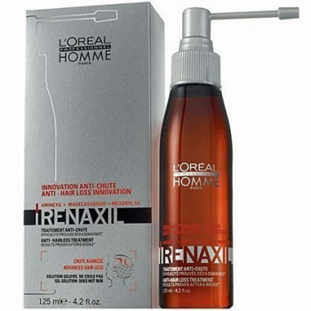 HOMME Renaxil 125ml czerwony - zaawansowane wypadanie wl.   